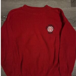 Nutmeg San Francisco 49ers NFL Football Member Club Sweater XL Red